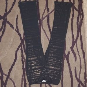 Black stretch dance pants